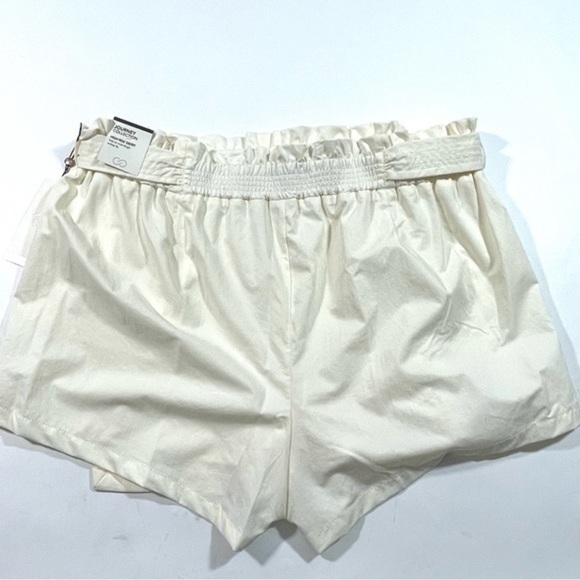 New Calia Woven Paperbag Skort Size XXL Unbleached High Rise - Picture 3 of 7